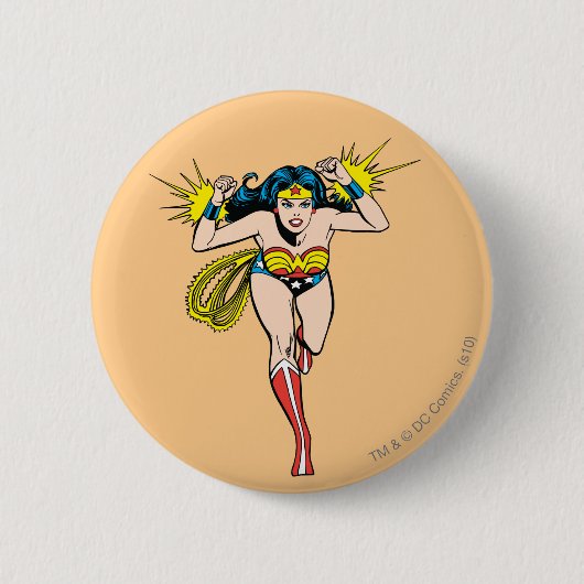 Badge Rond 5 Cm Wondwen Wondwoman Glowffs (Devant)