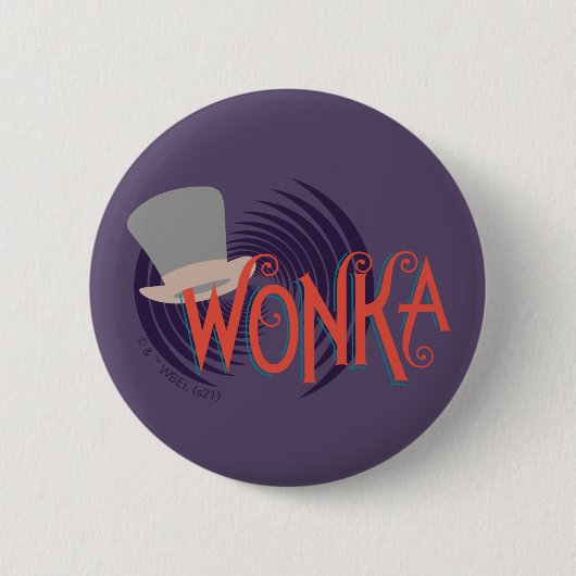 Badge Rond 5 Cm Wonka Spiral Logo (Devant)