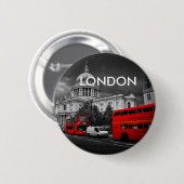 Badge Rond 5 Cm World Cities - London (Devant & derrière)
