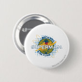 Badge Rond 5 Cm World Hero Dot Motif (Devant & derrière)
