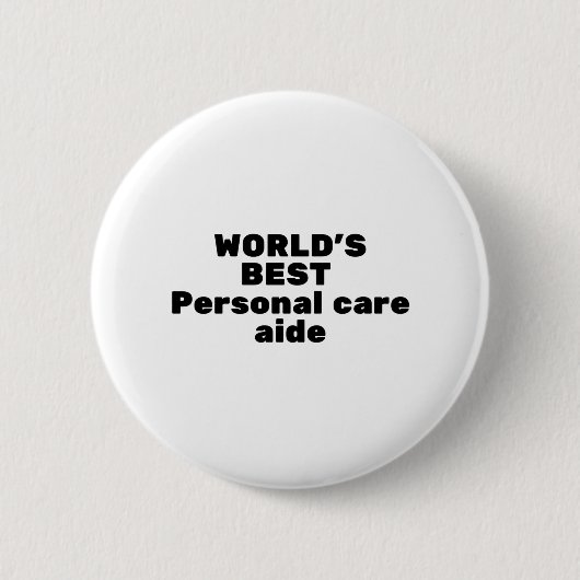 Badge Rond 5 Cm World's Best Personal care (Devant)