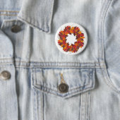 Badge Rond 5 Cm Wreath (En situation)