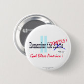 BADGE ROND 5 CM WTC 911 (Devant & derrière)