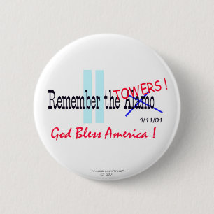 BADGE ROND 5 CM WTC 911