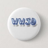 Badge Rond 5 Cm wwjd (Devant)