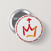 BADGE ROND 5 CM WYD-CIRCLE-PIN (Devant & derrière)