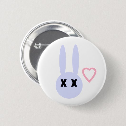 Badge Rond 5 Cm X-Bunnie (Devant & derrière)