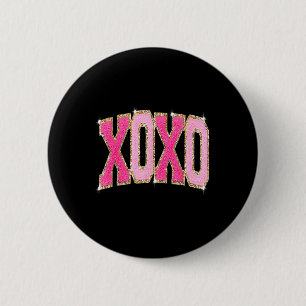 Badge Rond 5 Cm Xoxo Douce Amour Saint-Valentin Cœur Romantique Sa