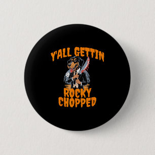 Badge Rond 5 Cm Y’all Gettin Rocky haché Tennessee Halloween Cos