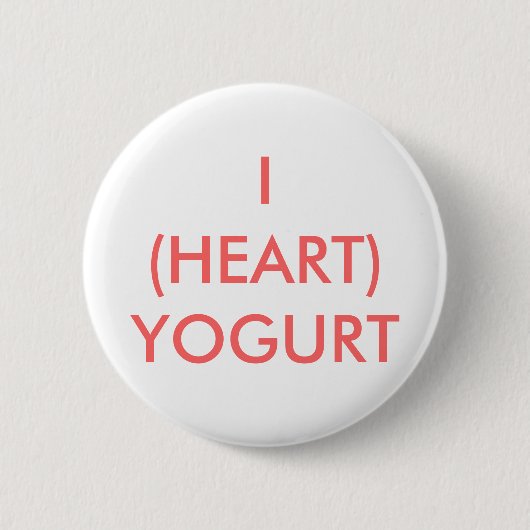 BADGE ROND 5 CM YAOURT I (DE COEUR) (Devant)