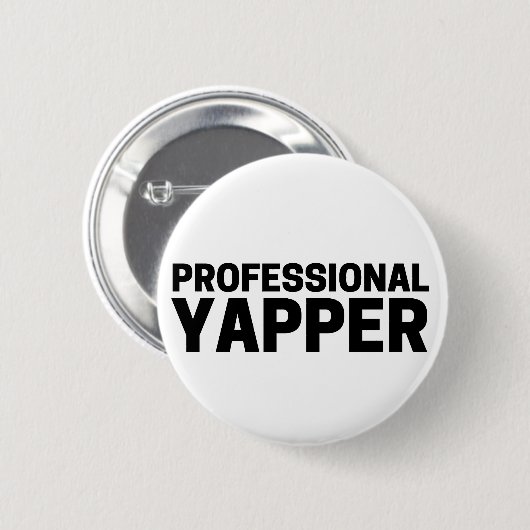 Badge Rond 5 Cm Yapper professionnel (Devant & derrière)
