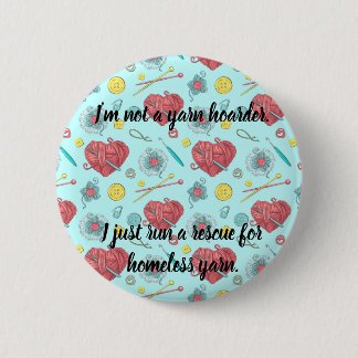 Badge Rond 5 Cm Yarn Hoarder