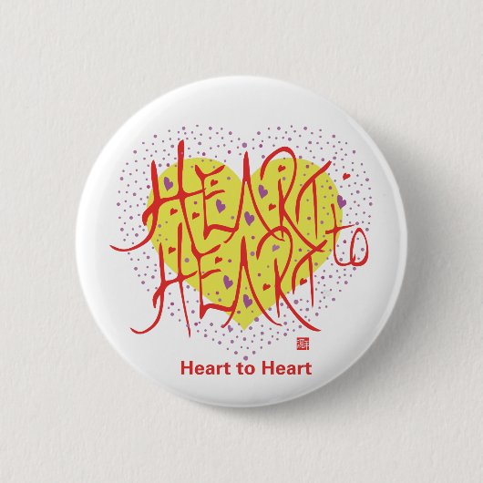 Badge Rond 5 Cm Yellow (Devant)