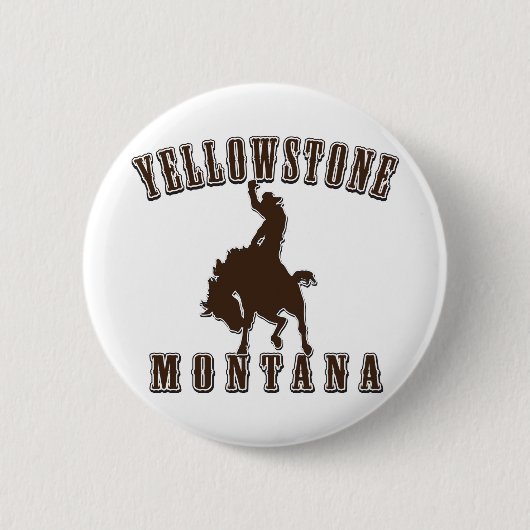 Badge Rond 5 Cm Yellowstone-Cowboy (Devant)