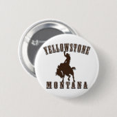 Badge Rond 5 Cm Yellowstone-Cowboy (Devant & derrière)