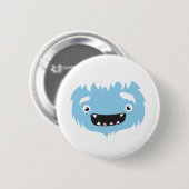 Badge Rond 5 Cm Yeti (Devant & derrière)