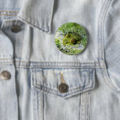 Badge Rond 5 Cm Yeux de grenouille (En situation)