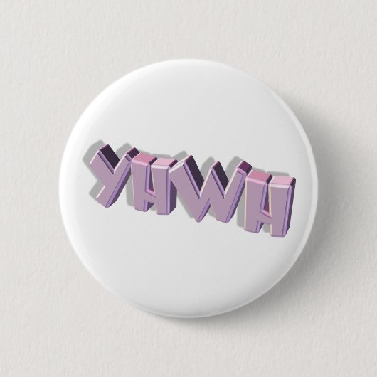 BADGE ROND 5 CM YHWH3 3D (Devant)