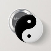 Badge Rond 5 Cm Yin Yang (Devant & derrière)