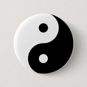Badge Rond 5 Cm Yin Yang