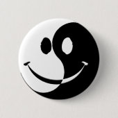 Badge Rond 5 Cm Ying/Yang (Devant)