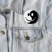 Badge Rond 5 Cm Ying/Yang (En situation)
