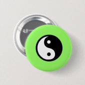 Badge Rond 5 Cm ying yang (Devant & derrière)
