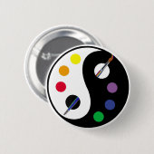 Badge Rond 5 Cm yinyangPalette (Devant & derrière)