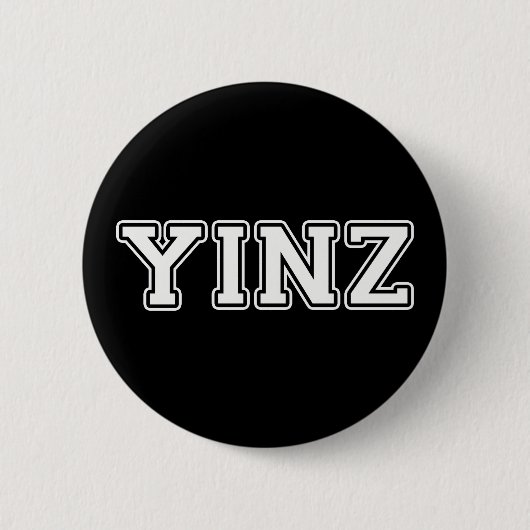 Badge Rond 5 Cm Yinz (Devant)
