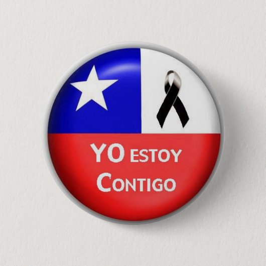 Badge Rond 5 Cm Yo Estoy Contigo - 2010 (Devant)
