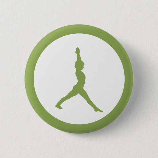 Badge Rond 5 Cm Yoga (Devant)