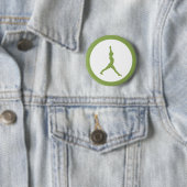 Badge Rond 5 Cm Yoga (En situation)