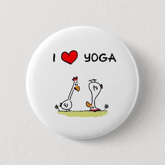 Badge Rond 5 Cm Yoga (Devant)