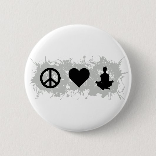 Badge Rond 5 Cm Yoga 1 (Devant)