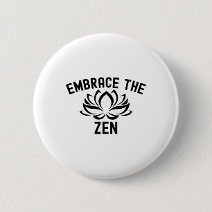Badge Rond 5 Cm Yoga Bouddhisme Zen Yoga Spirituel Méditation