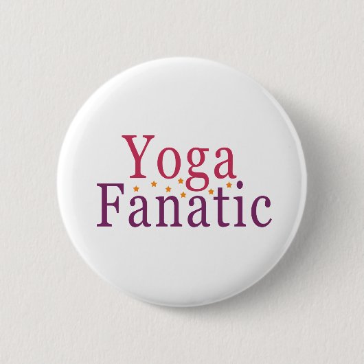 Badge Rond 5 Cm Yoga Fanatic (Devant)