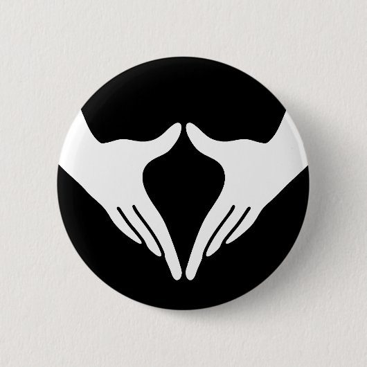 Badge Rond 5 Cm Yoga Yoni Mudra (Devant)