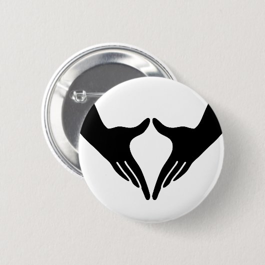 Badge Rond 5 Cm Yoga Yoni Mudra (Devant & derrière)