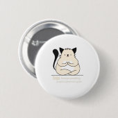 Badge Rond 5 Cm yogacat (Devant & derrière)