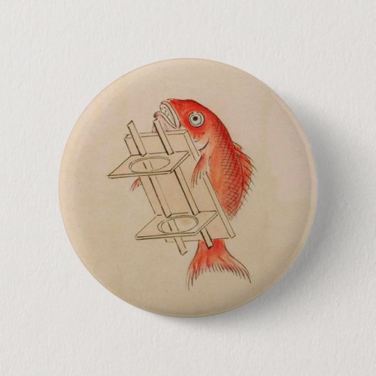 Badge Rond 5 Cm Yokai (Défilé Mariage) (Devant)