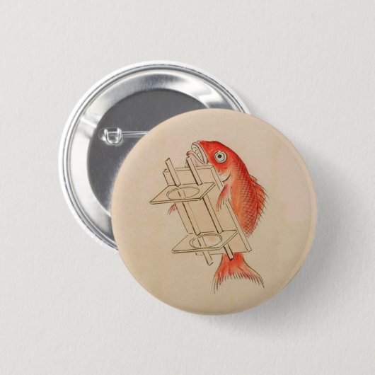 Badge Rond 5 Cm Yokai (Défilé Mariage) (Devant & derrière)
