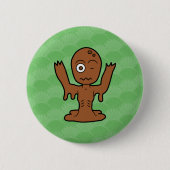 Badge Rond 5 Cm Yokai Dorotabo japonais (Devant)