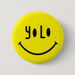 Badge Rond 5 Cm Yolo font face