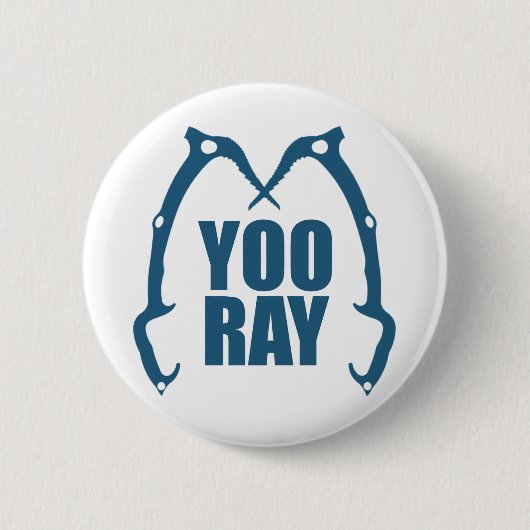 Badge Rond 5 Cm Yoo Ray (Ouray) Escalade de glace (Devant)