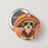 Badge Rond 5 Cm Yorkie Poo (Devant & derrière)