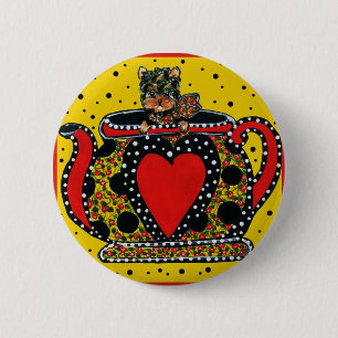 Badge Rond 5 Cm Yorkie Poo