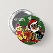 BADGE ROND 5 CM YORKIE POO (Devant & derrière)