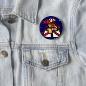 BADGE ROND 5 CM YORKIE POO (En situation)