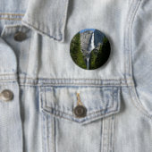 Badge Rond 5 Cm Yosemite Falls II from Yosemite National Park (En situation)