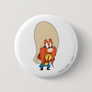 Badge Rond 5 Cm Yosemite Sam Hands sur les hanches